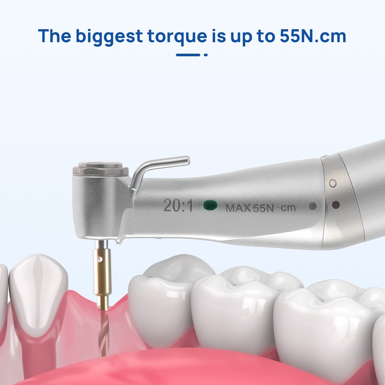 COXO Dental Implantation System With 20:1 Fiber Optic Contra Angle Handpiec