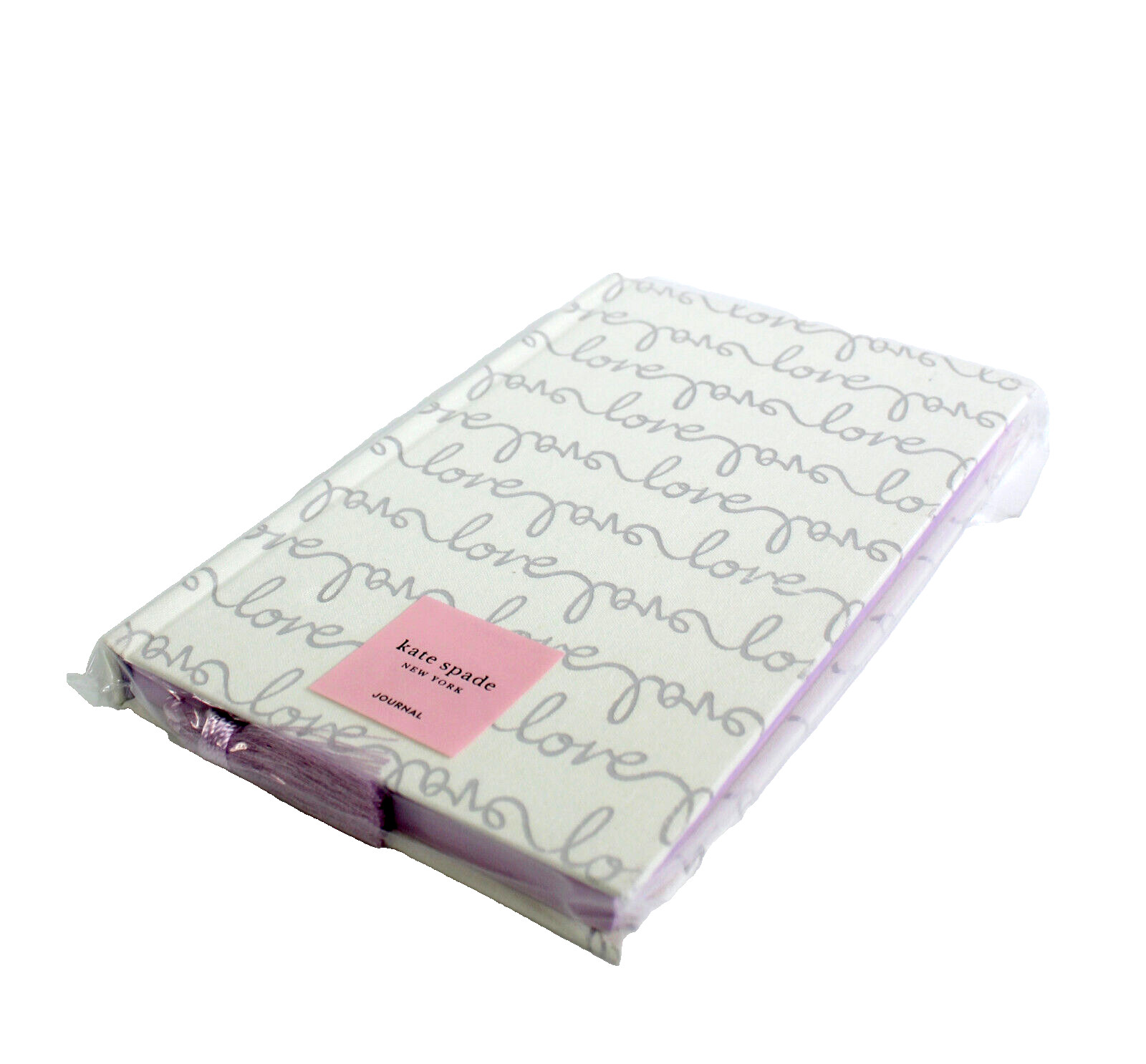 kate spade Love Scripts Bridal Journal Book Tassel Bookmark NEW