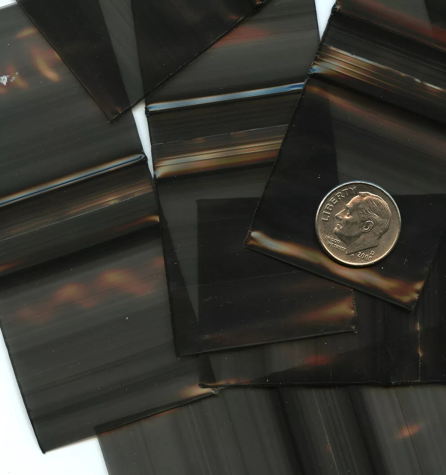 100 Black Apple Baggies, 1.5 x 1.5″ mini zip bags 1515 reclosable