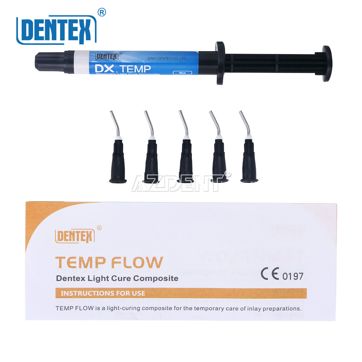 Dental Temp Flow Light Curing Temporary Filling Composite Material 2.5g