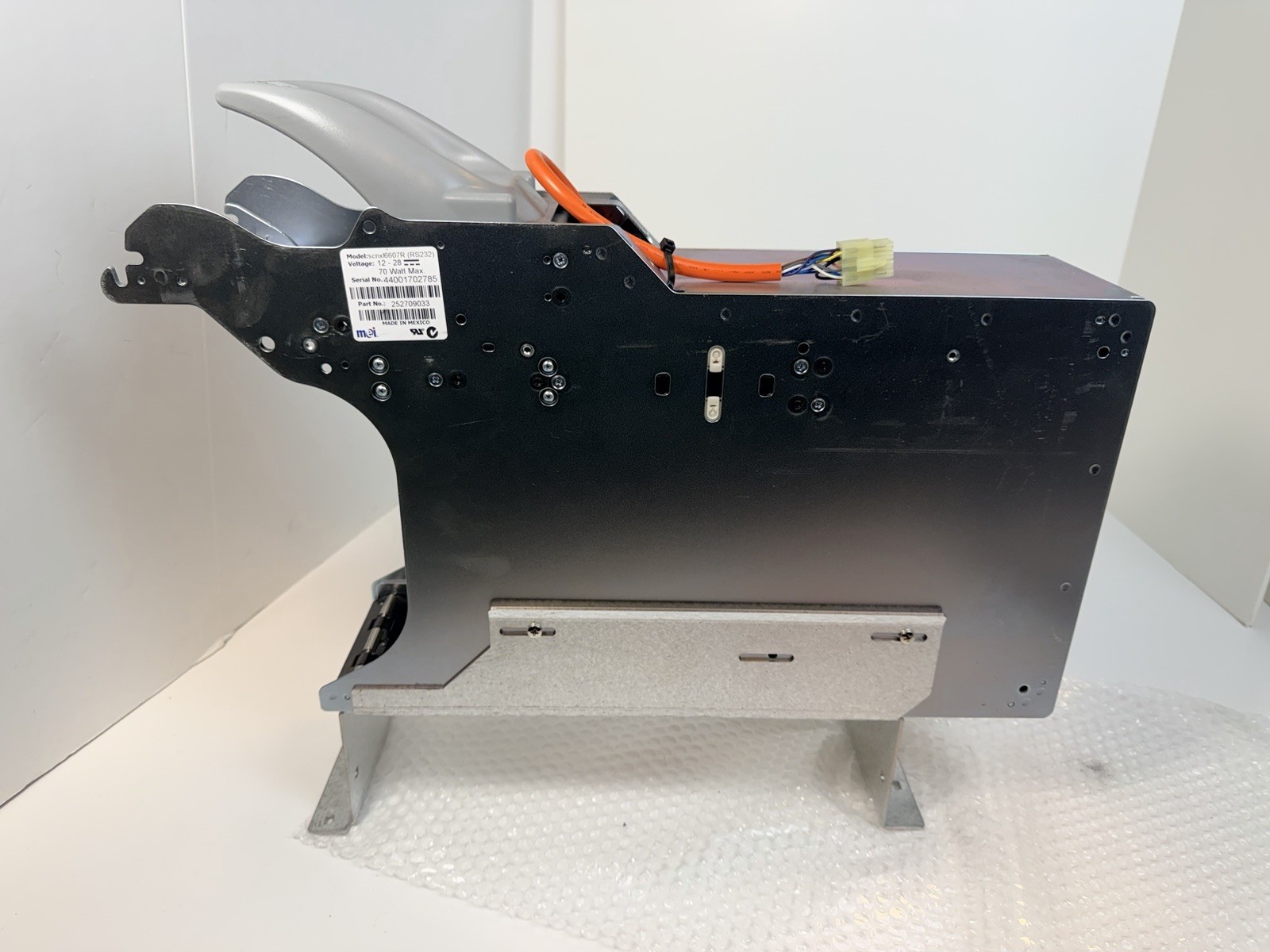 MEI Cashflow RS232 bill validator chasis ONLY Model mei scnx16607r