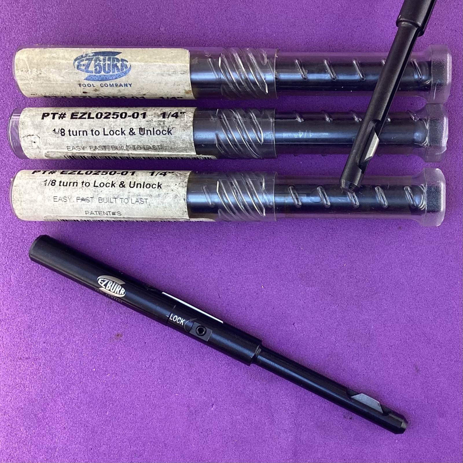 E-Z BURR Tool Co 1/4” Hole DeBurring Tool; 1-5/16” back side depth 🎯Machinist