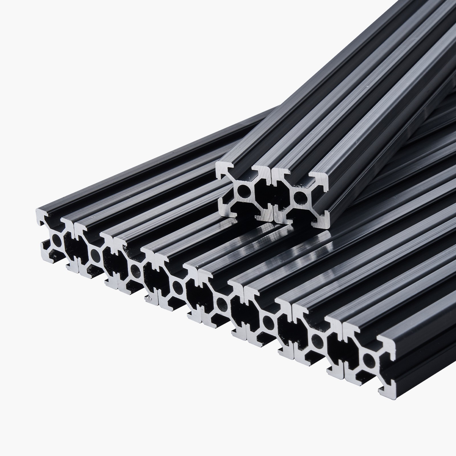 4/5/10PCS 23.6-78.7 in T-Slot Aluminum Extrusion Linear Rail, Anodized 2020-4040