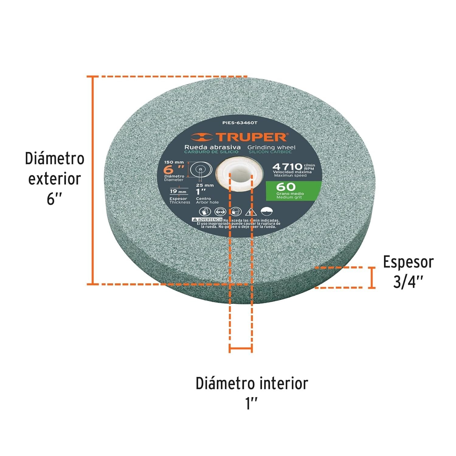 Bench Grinding Wheel 6 Inch Green Silicon Carbide Abrasive For Grinding Wheels