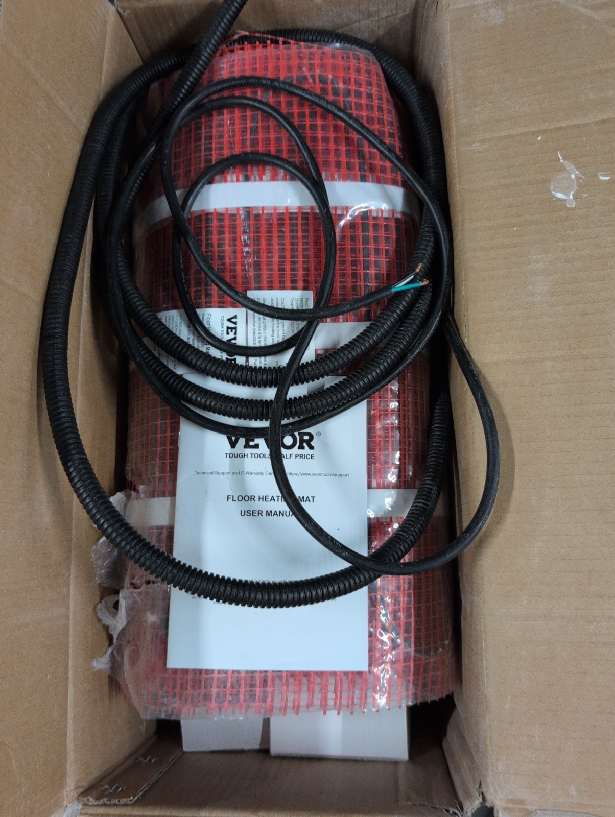 VEVOR Floor Heating Mat 100 Sq. ft Electric Radiant In-Floor Heated Warm **Read*