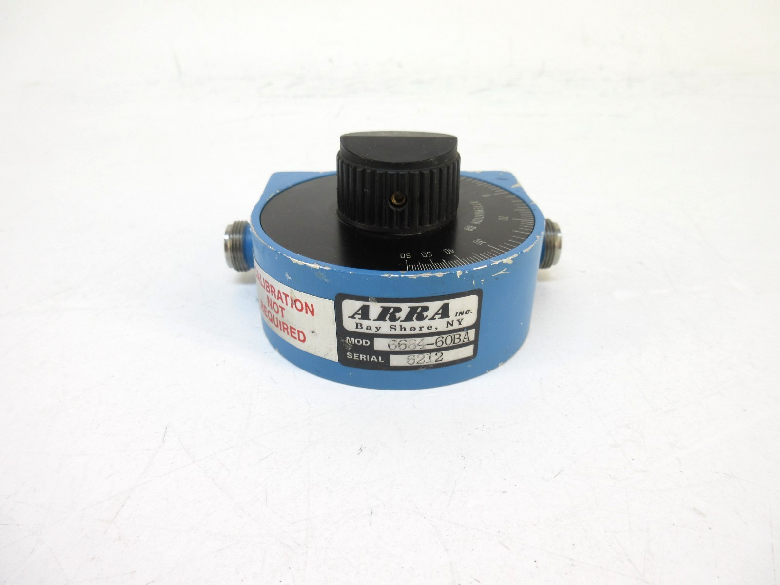 ARRA Inc. 6684-60BA Continuously Variable Attenuator 60dB RF Coaxial Dimmer