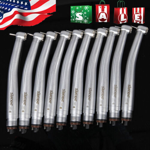 10pcs SANDENT NSK PANA MAX Style Dental High Speed Handpiece standard 4 Holes EA