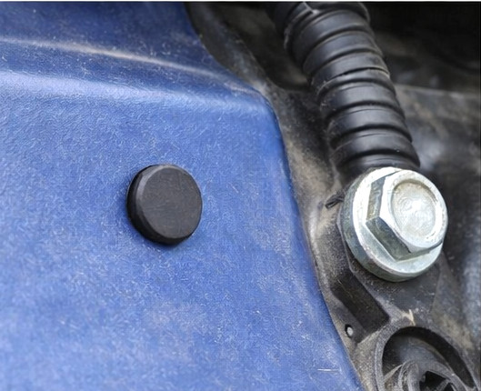 1/4″ Rubber Panel Plug, Knockout Plug, Solid Grommet, Fits 1/16″ Thick Materials