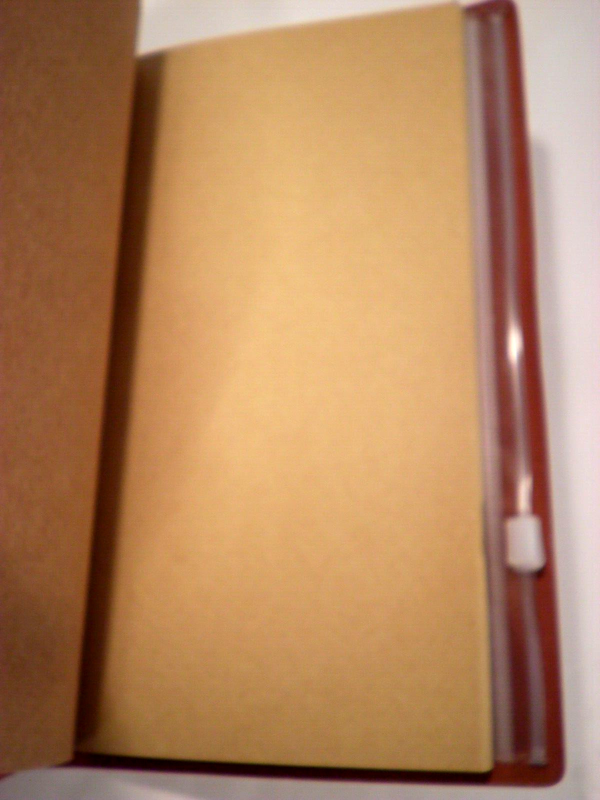 NIP Brown Leather Organizer Notebook May You Be Proud Difference You Make Thanks