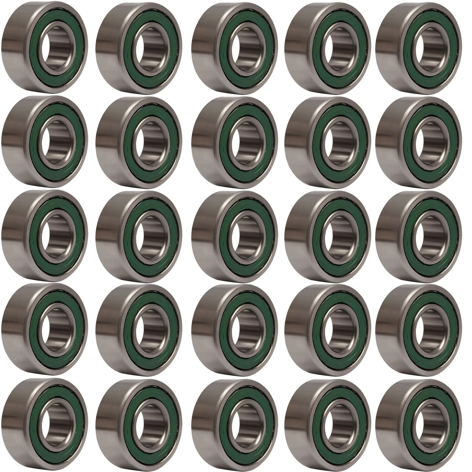 20pcs 5x11x4mm Precision Ball Bearings with Rubber Seals for Smooth Operation